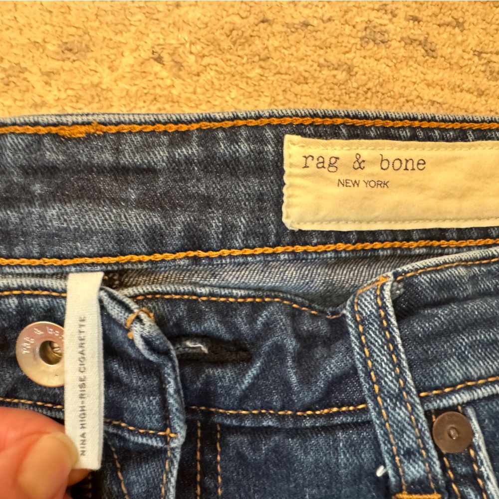 Rag & Bone High Rise Jeans - Picture 5 of 5